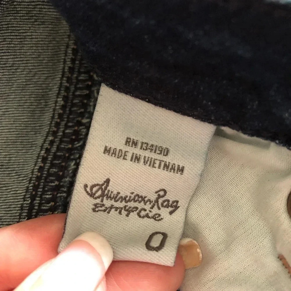 American Rag Distressed Denim Mini Skirt - Picture 5 of 8